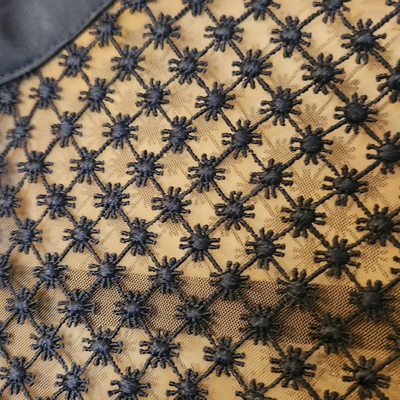 SELF-PORTRAIT Navy Blue Blouse - Picture 10 of 13